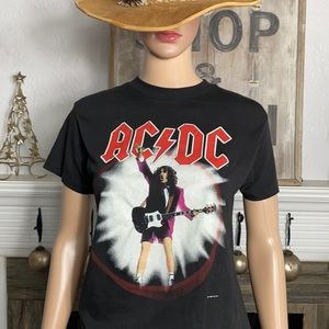 Authentic 1988 ACDC Blow Up Your Video Tour Tee